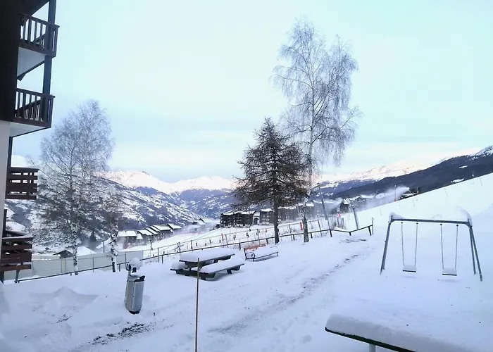 Aux Pieds Avec Terrasse Et Parking - Fr-1-181-2847 Lägenhet La Plagne
